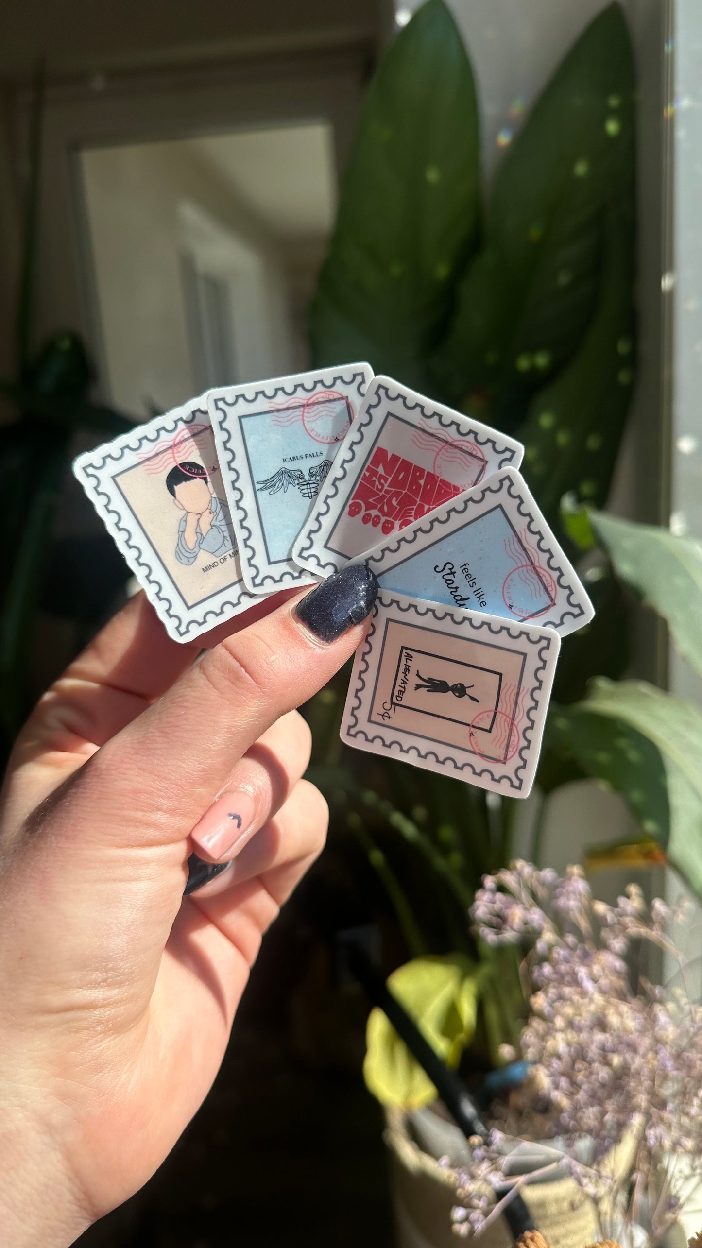 Zayn inspired stamp stickers