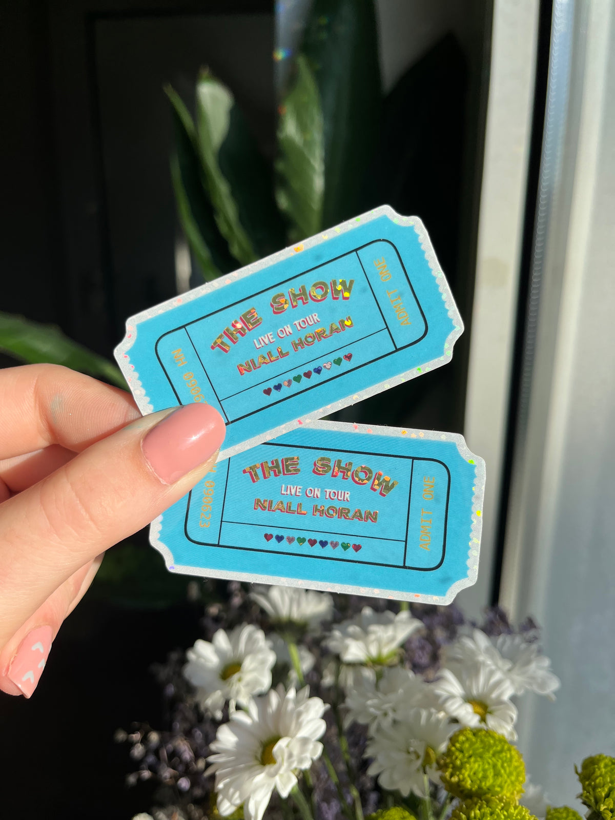 Nh the show ticket sticker