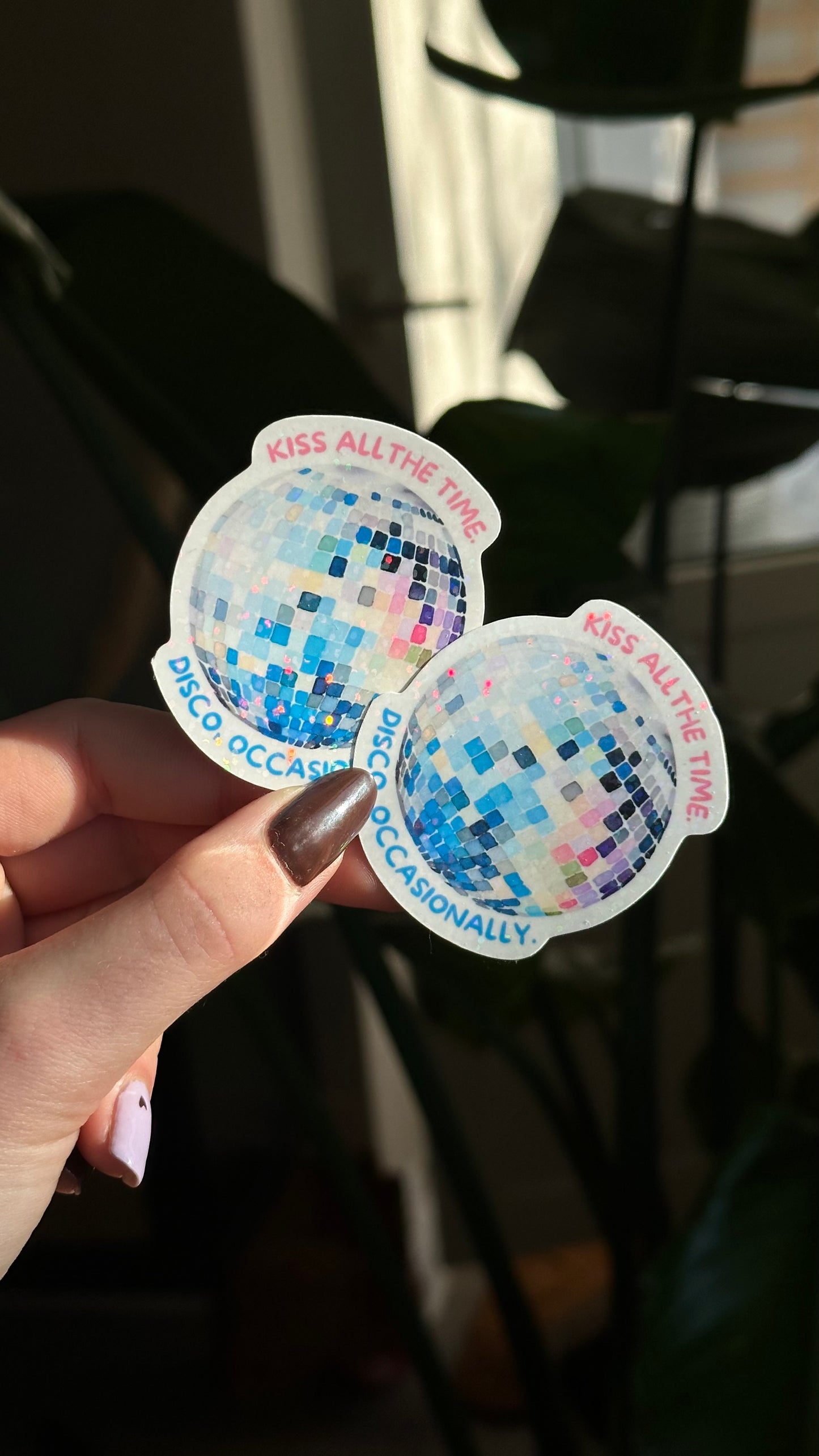 Hs Disco glitter sticker