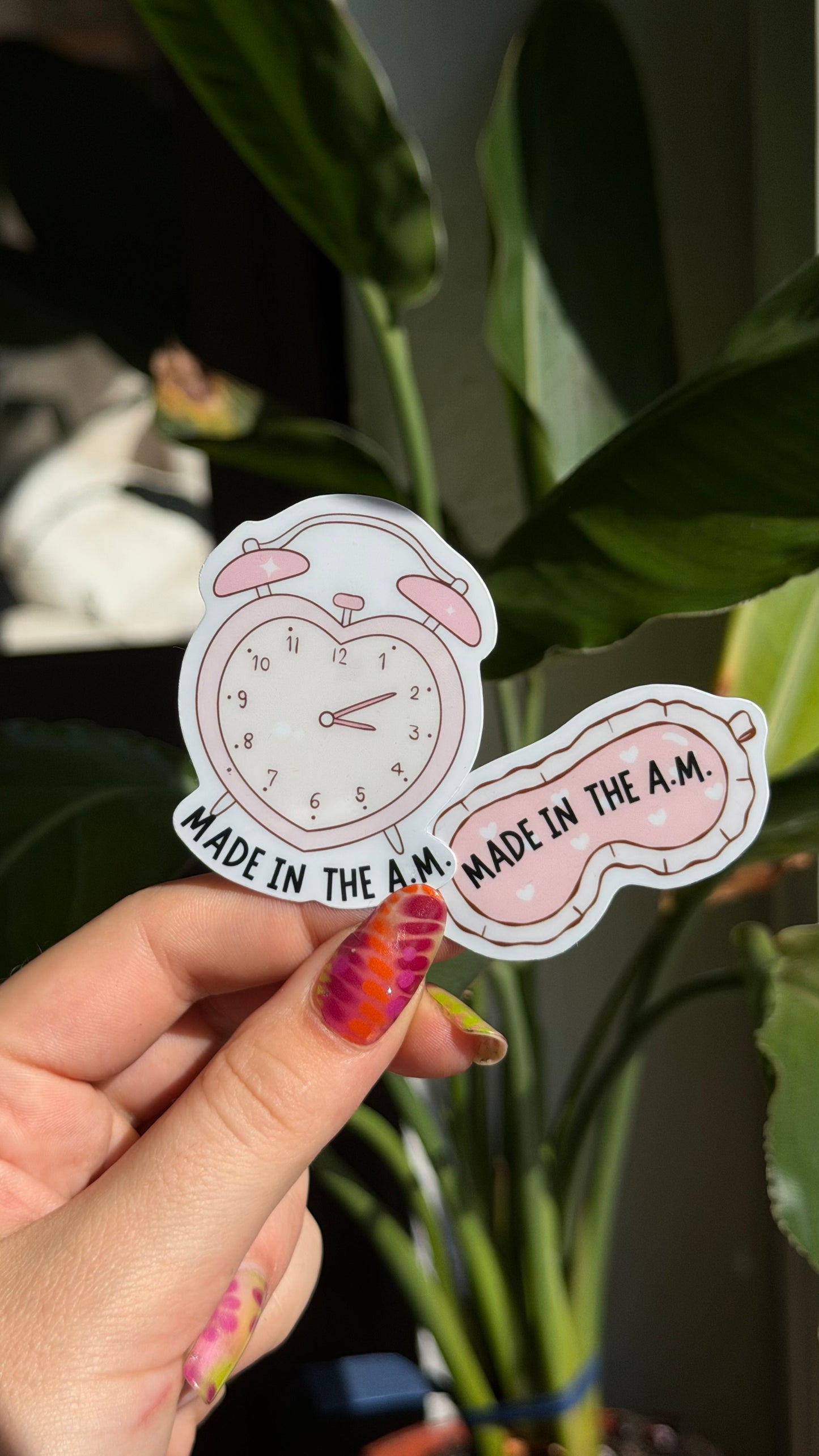 In the AM stickers waterproof