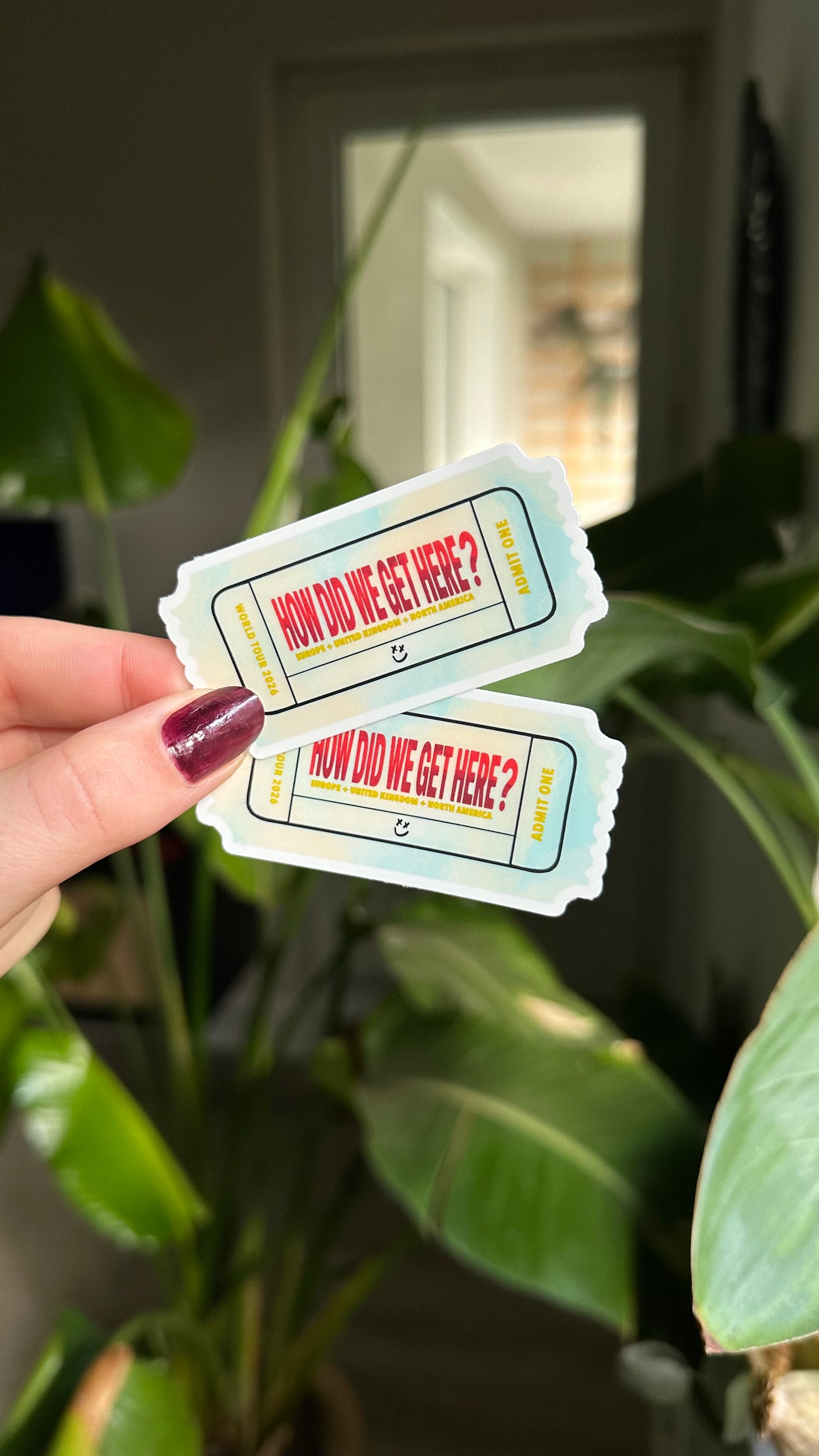 Hdwgh louis ticket sticker