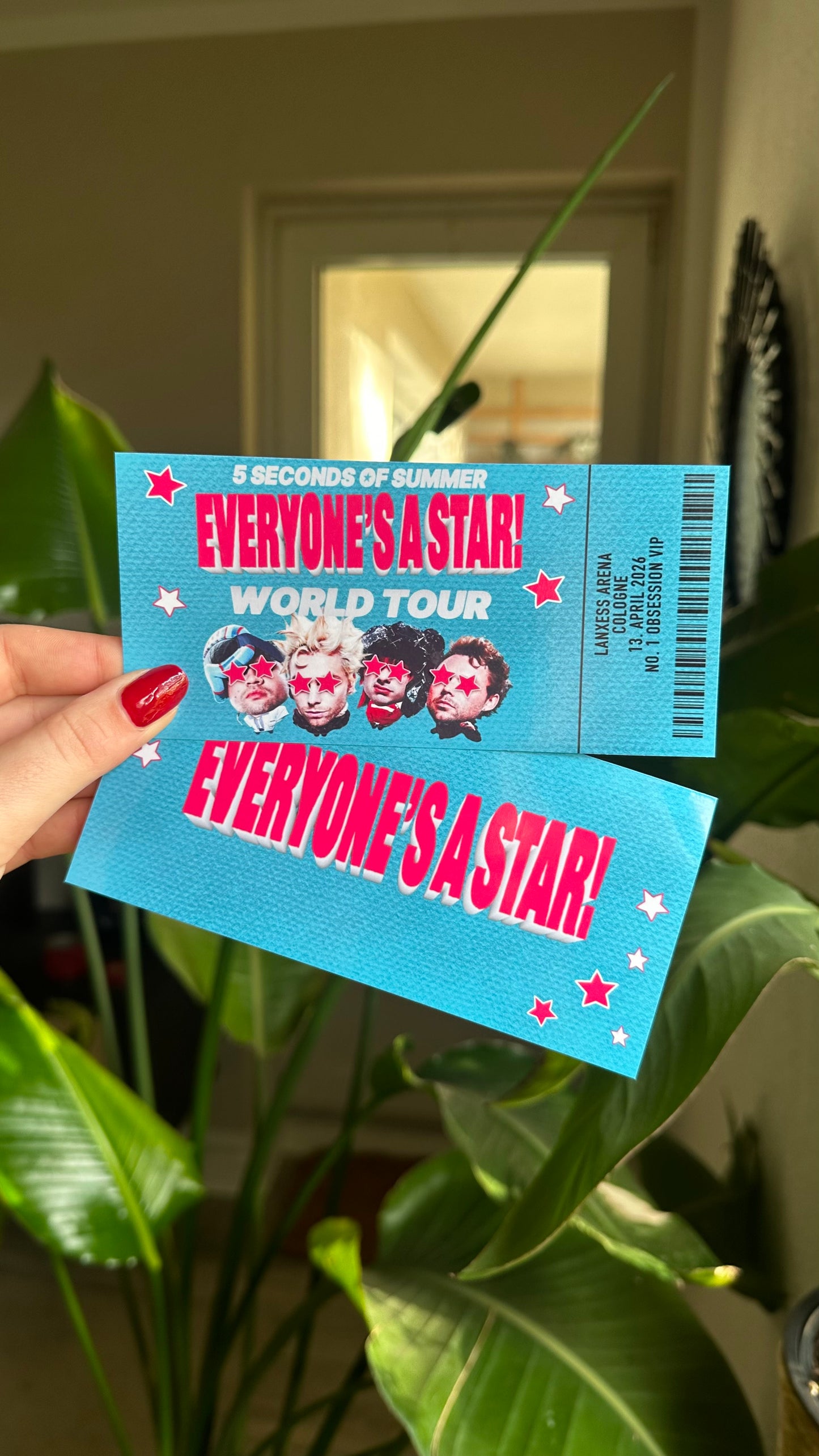 Everyones a Star tickets customizable