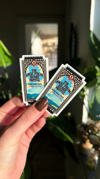 Afh Festival Ticket Sticker