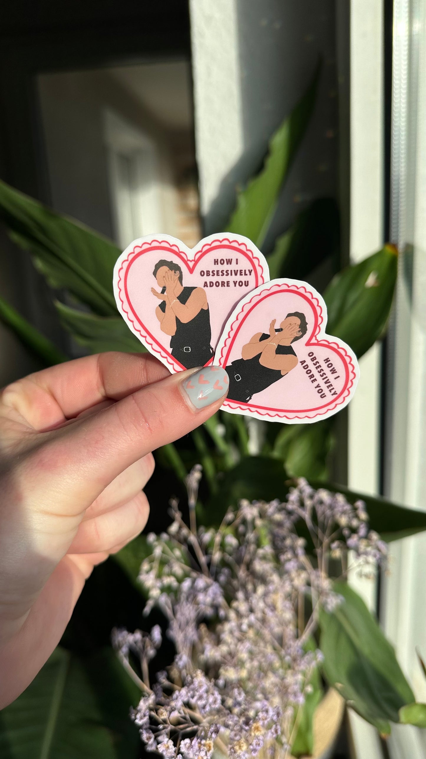 Adore you heart sticker