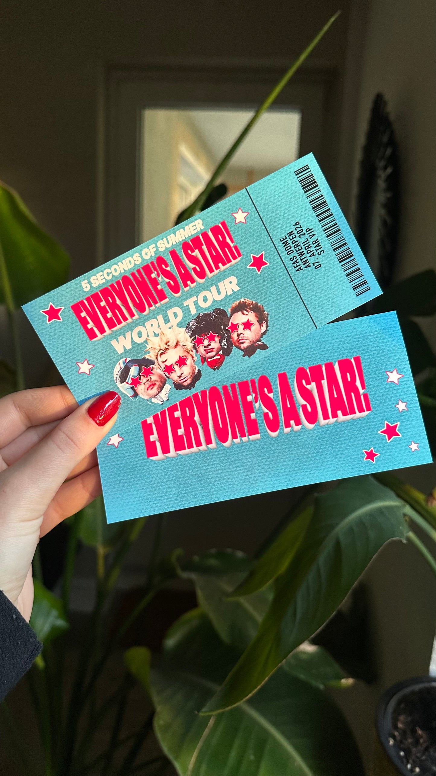 Everyones a Star tickets customizable