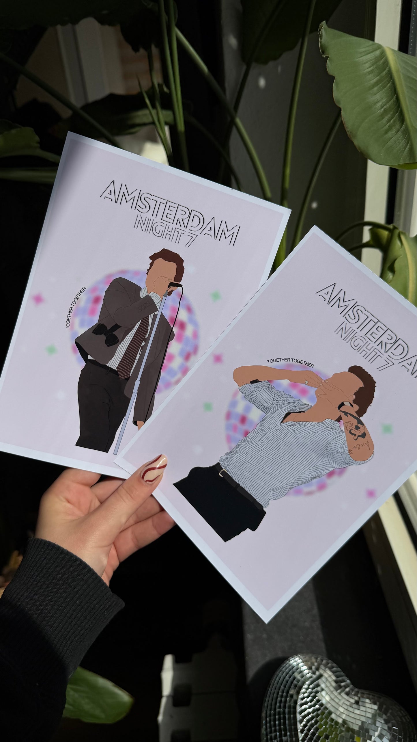 Together tour Amsterdam outfit Art Prints