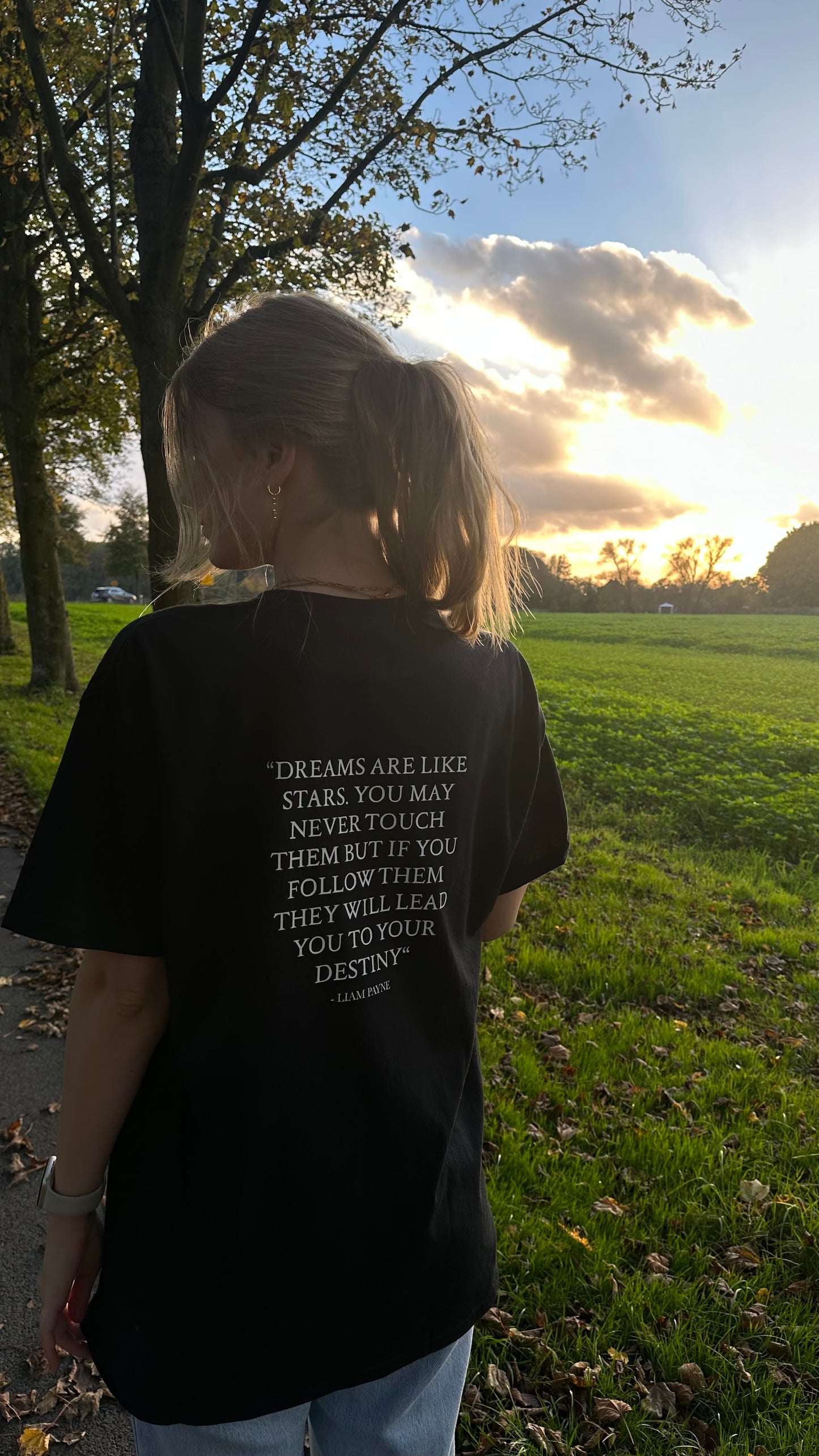 Liam’s quote tshirt (ready to ship)