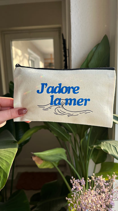 Jadore la mer makeup bag