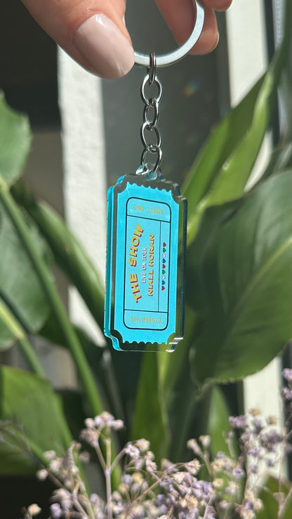 The show ticket keychain