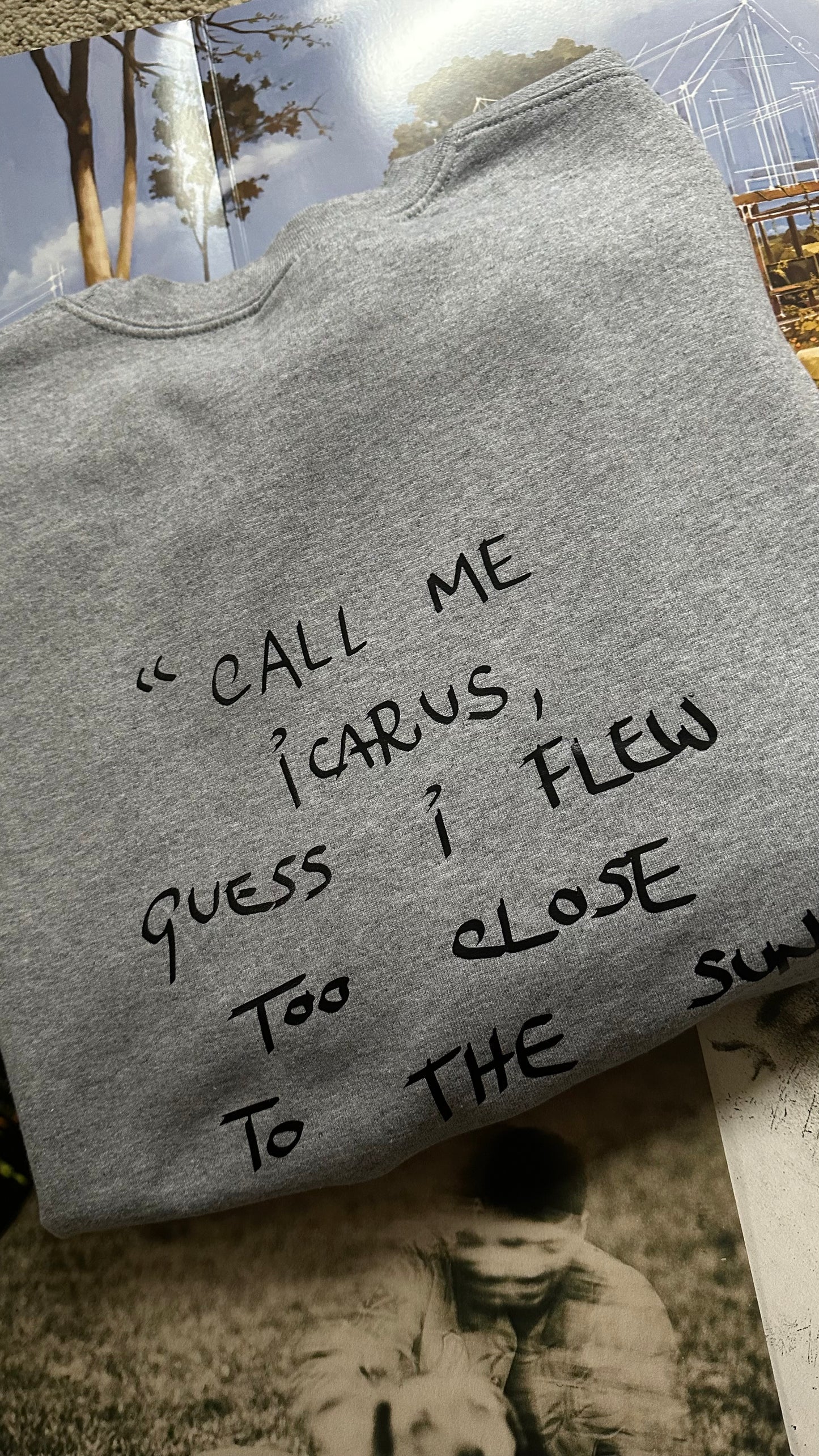 Icarus falls crewneck