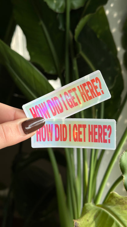 Hdigh holographic sticker