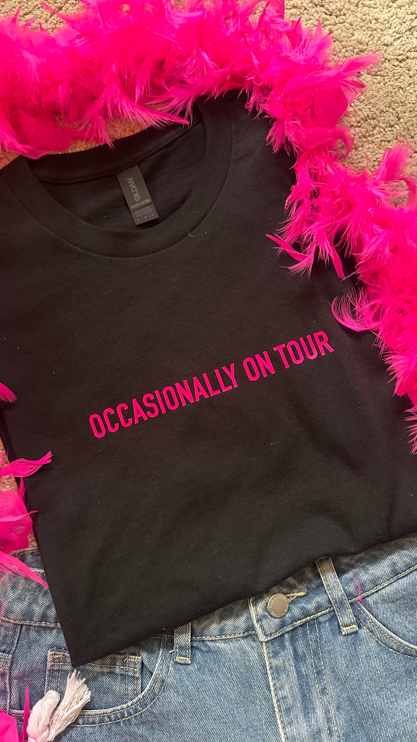 Occasionally on tour tshirt