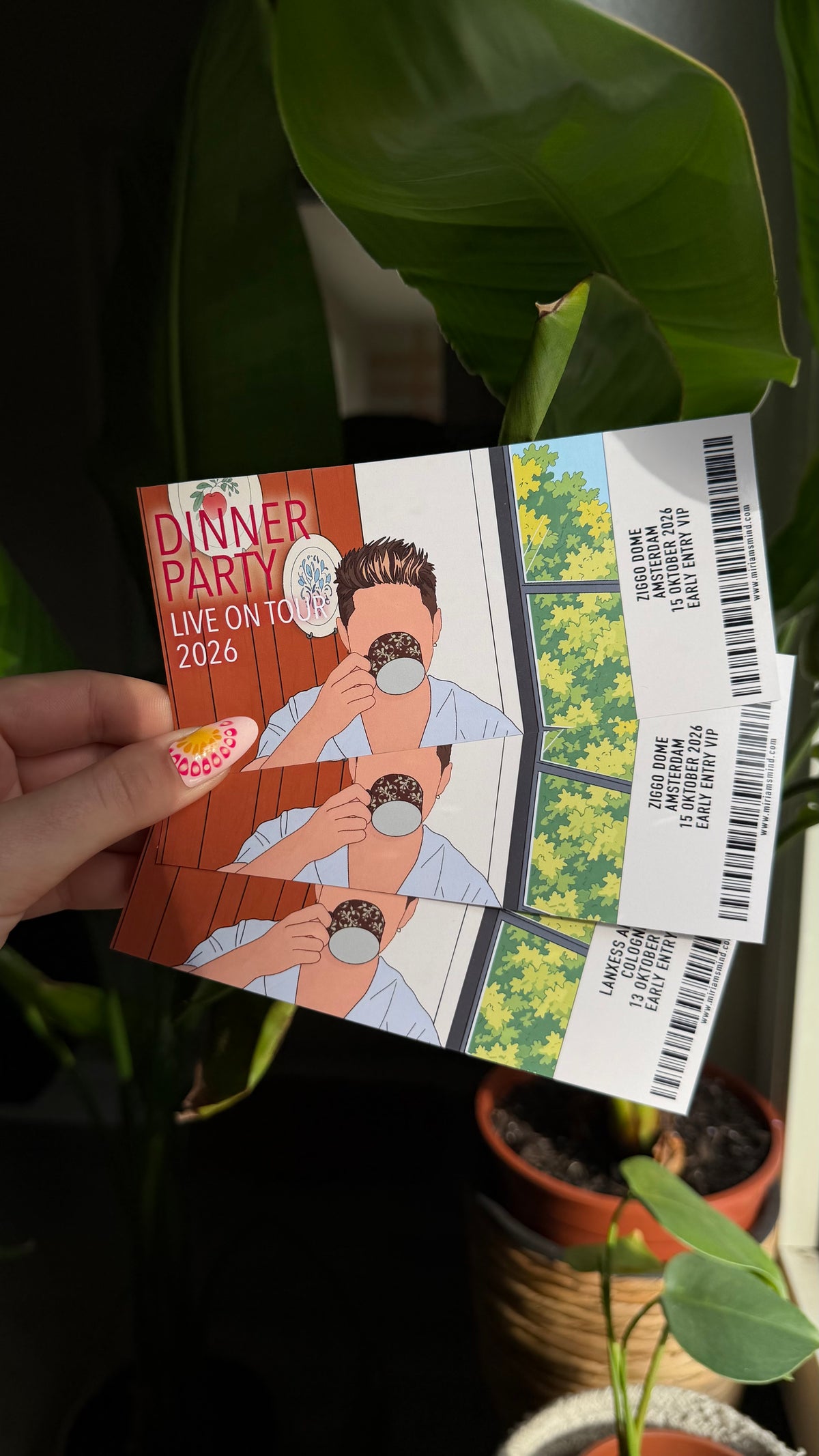 Nh Dinner Party Souvenir Ticket customizable