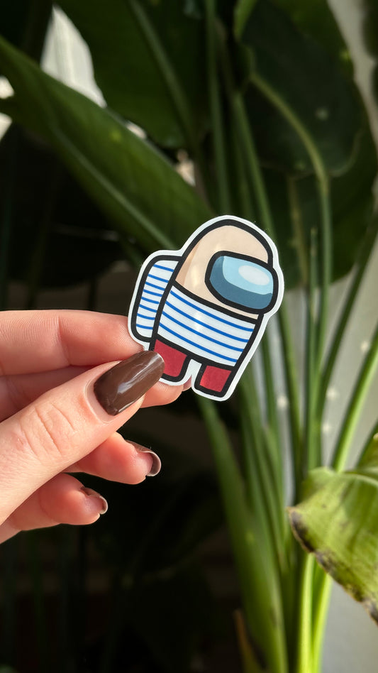 Louis imposter waterproof sticker