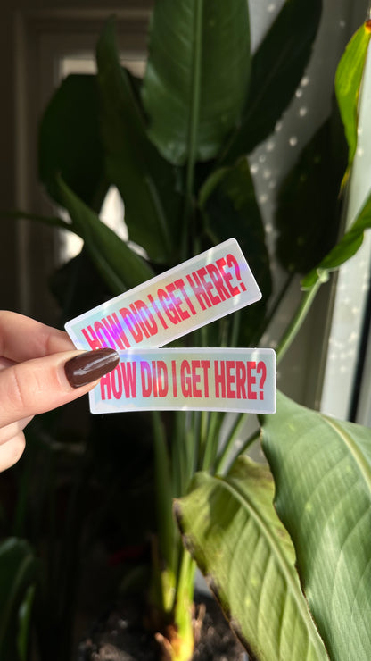 Hdigh holographic sticker