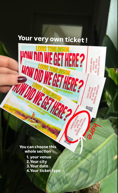 Louis hdwgh tickets customizable