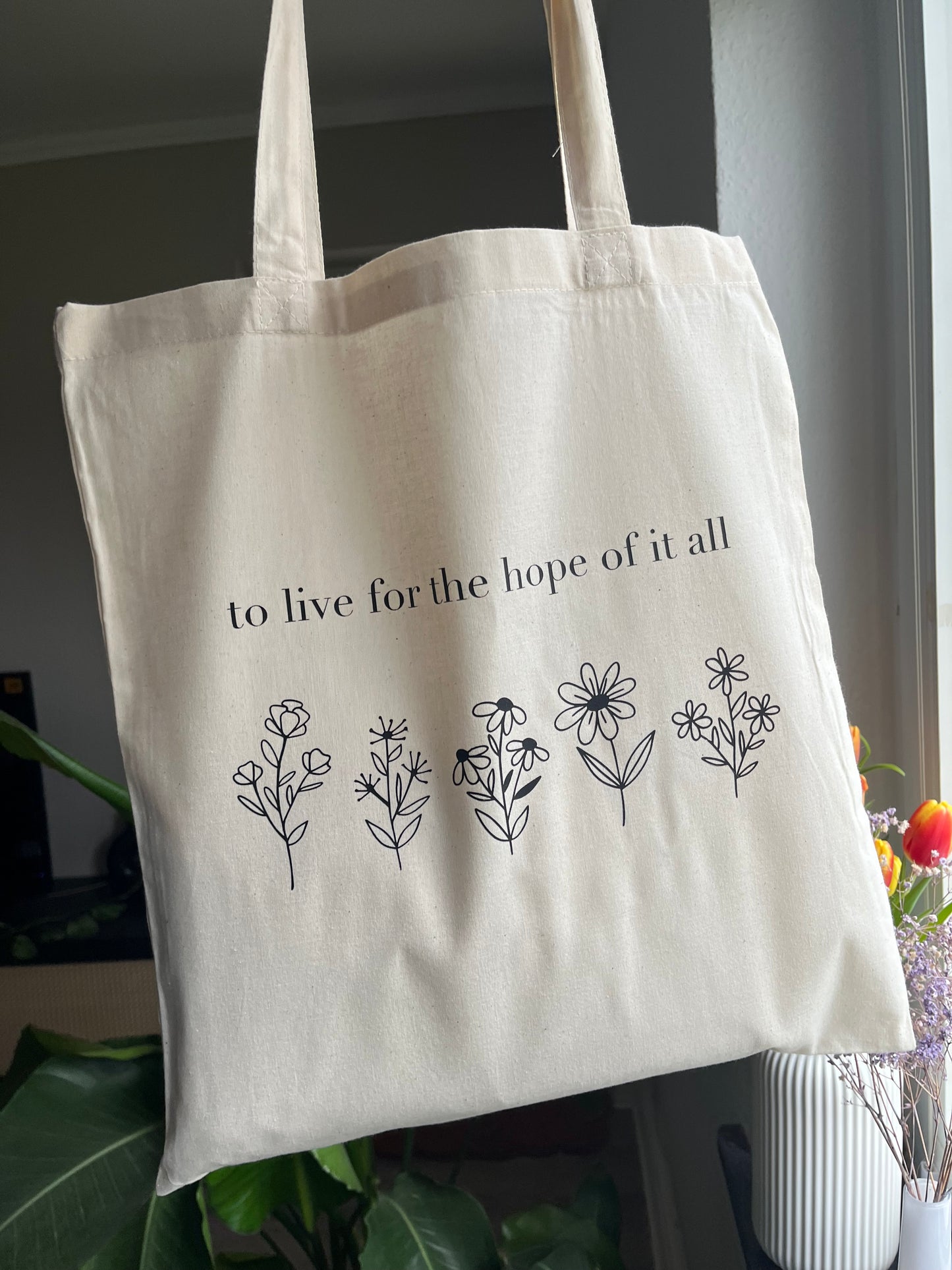 August tote bag