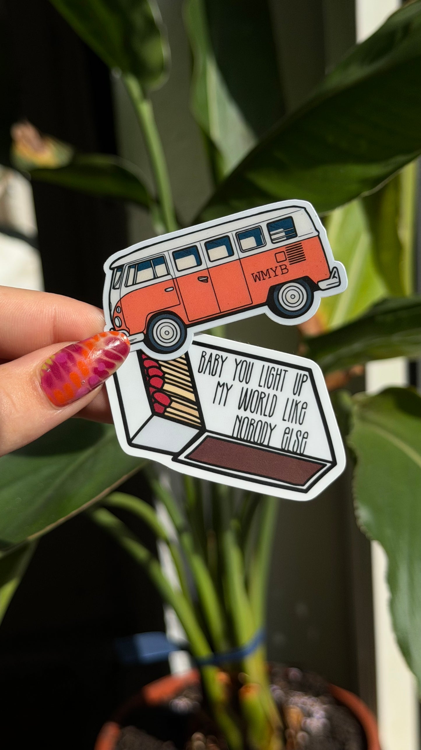 Wmyb stickers waterproof