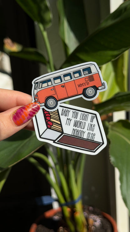 Wmyb stickers waterproof