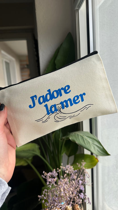 Jadore la mer makeup bag