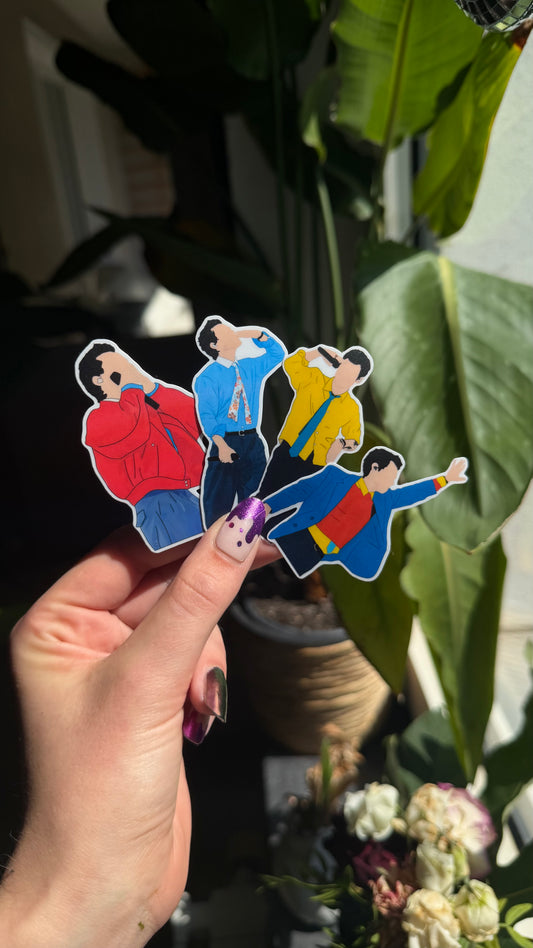TOGETHER TOUR Amsterdam outfit stickers Waterproof