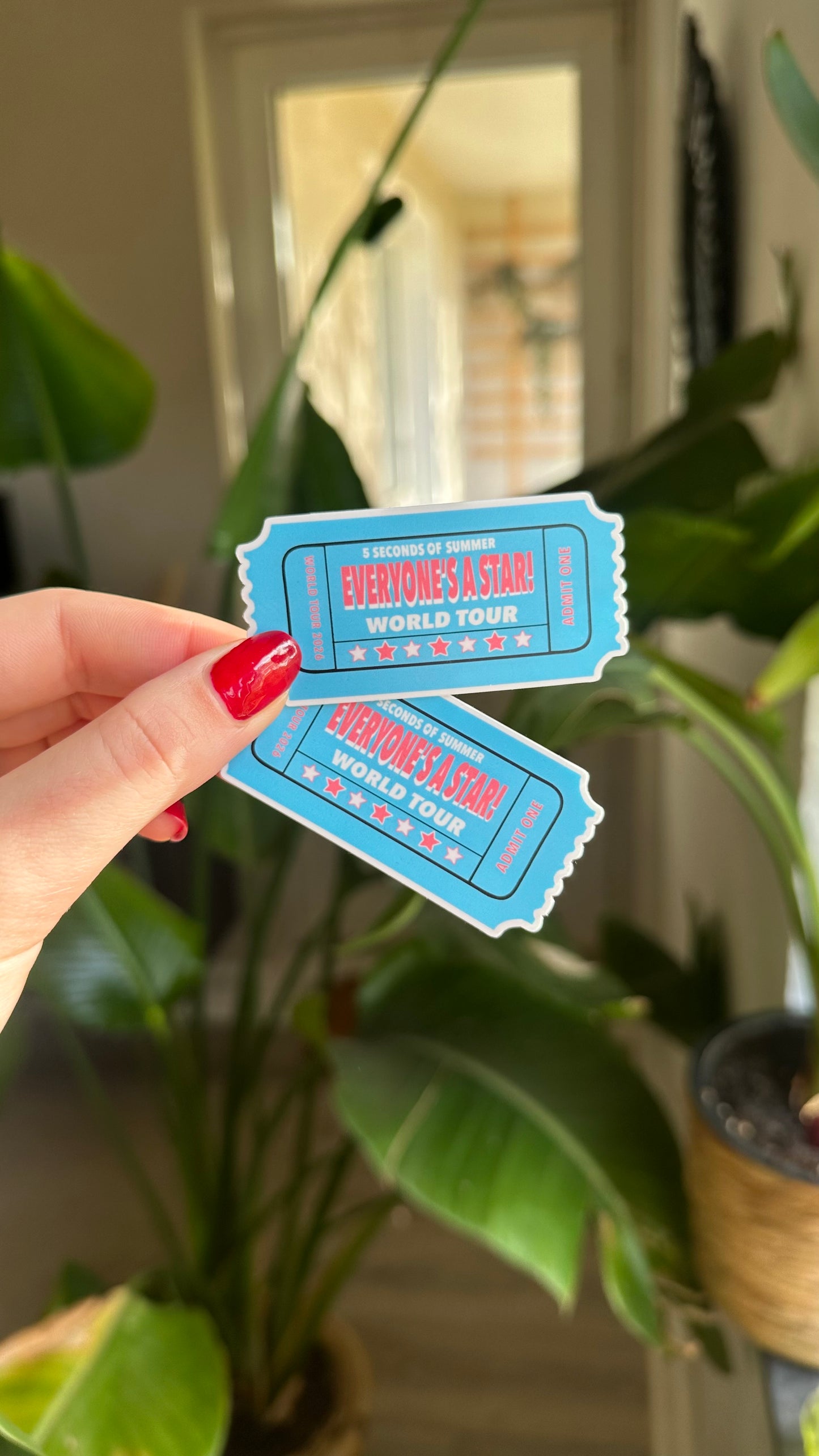 Everyone’s a star ticket sticker