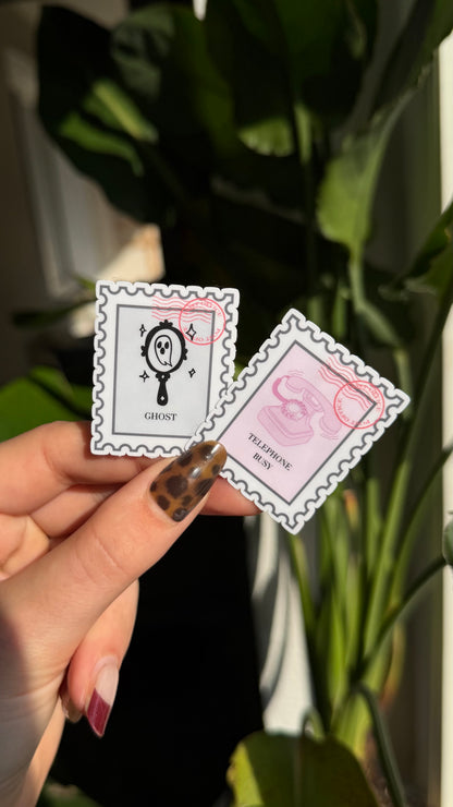 EAS inspired stamp stickers