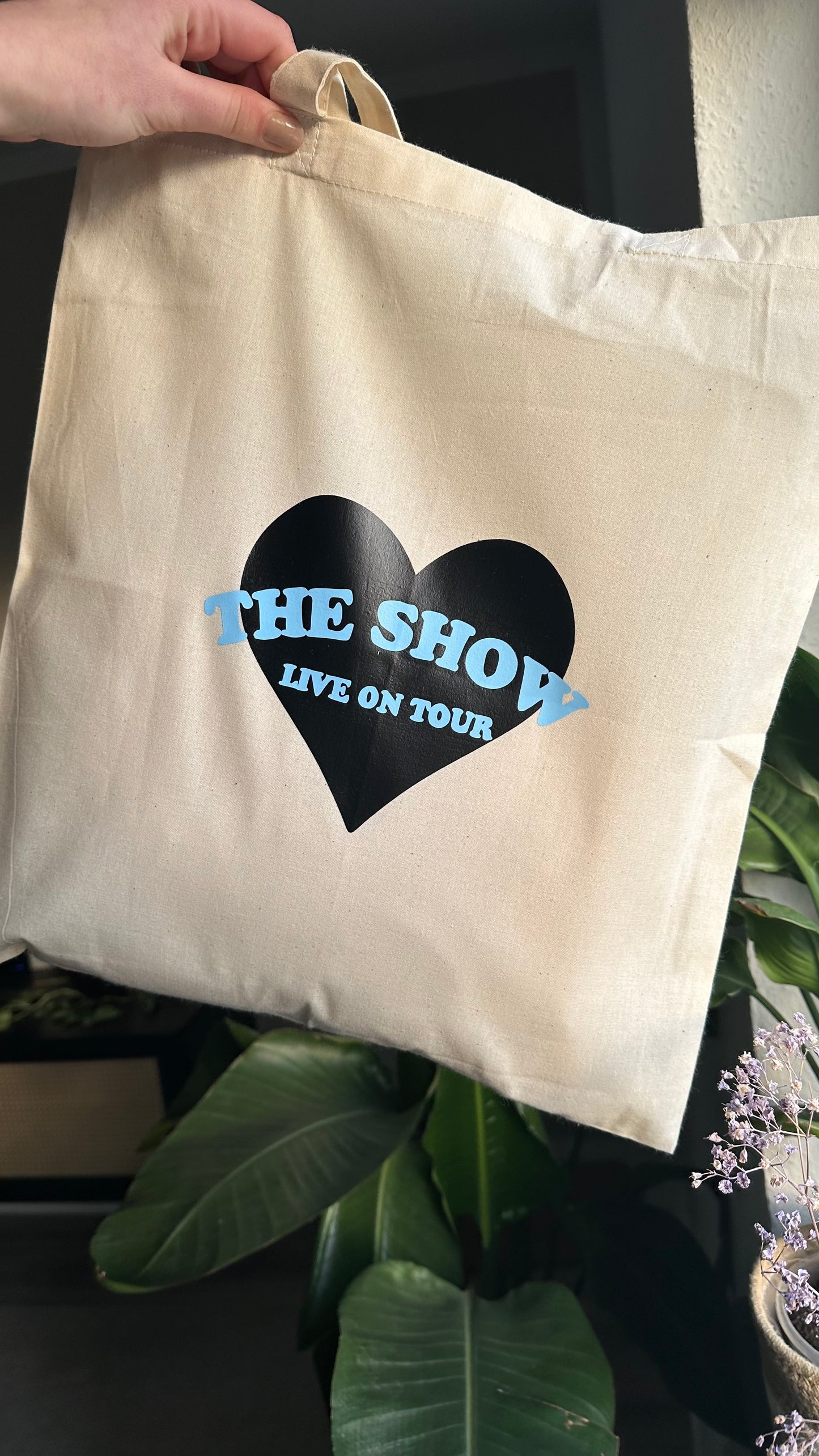 THe Show heart tote bag