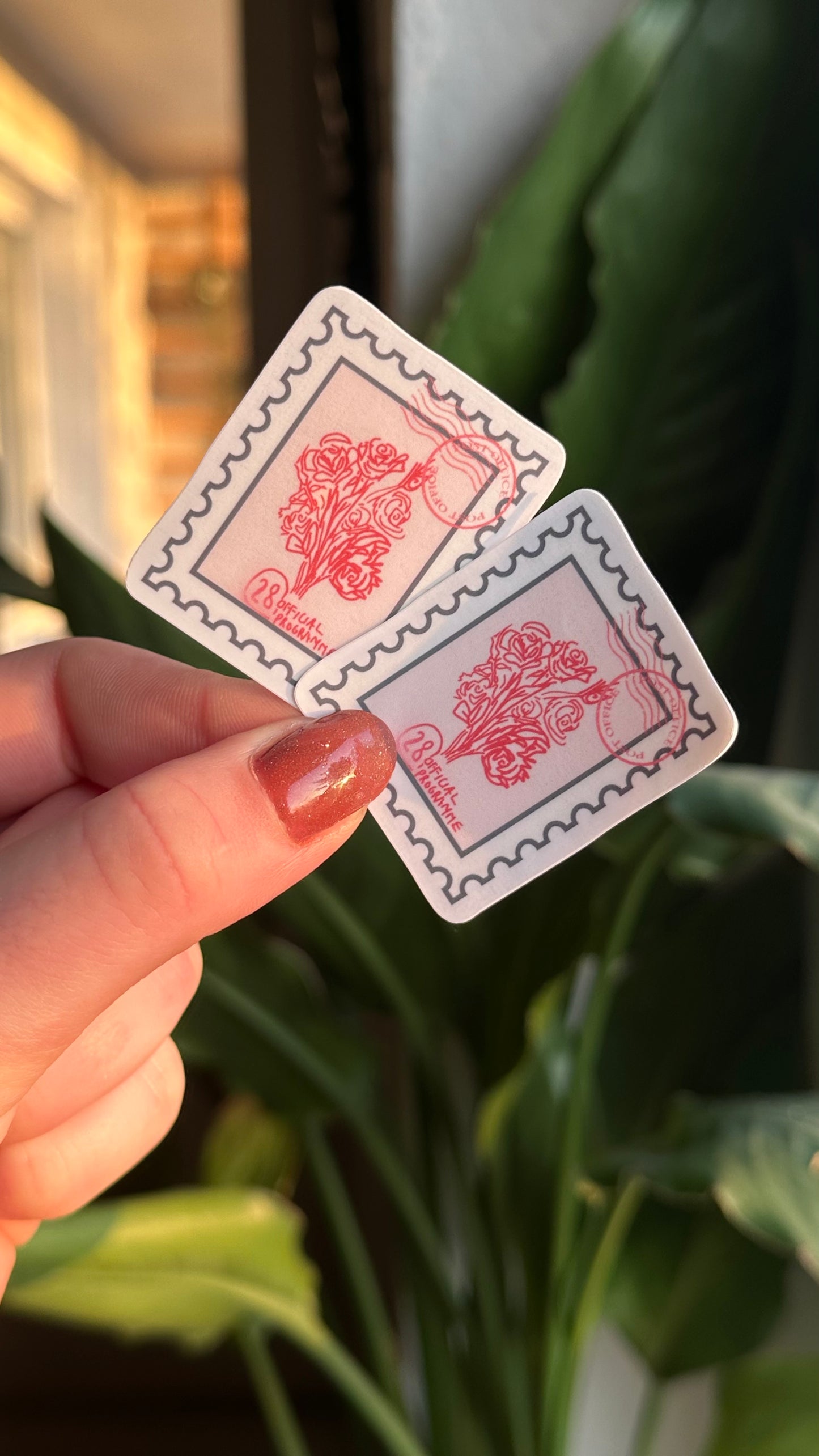 28& Satellite stamp stickers