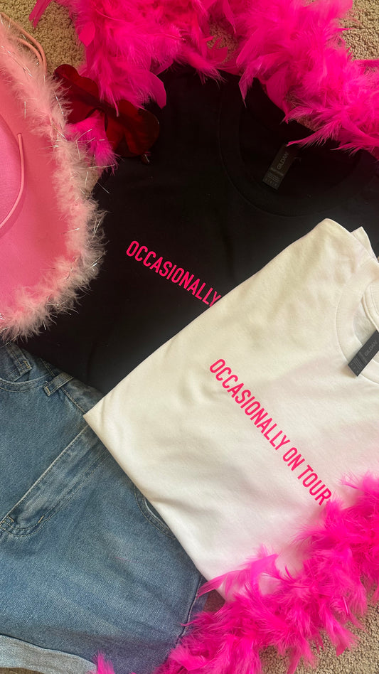 Occasionally on tour tshirt
