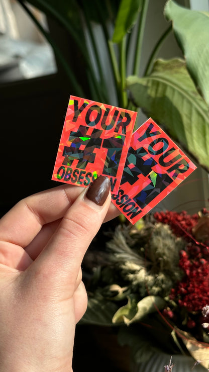 Favorite boyband glitter stickers