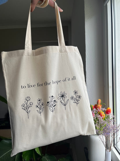 August tote bag