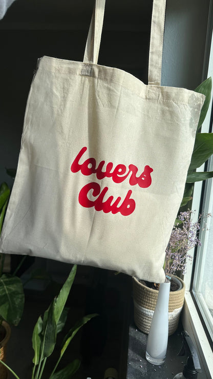 Lovers club tote bag