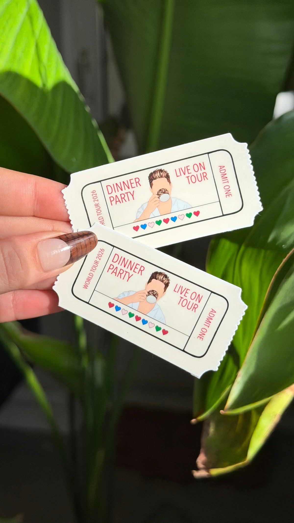 Nh Dinner Party ticket sticker