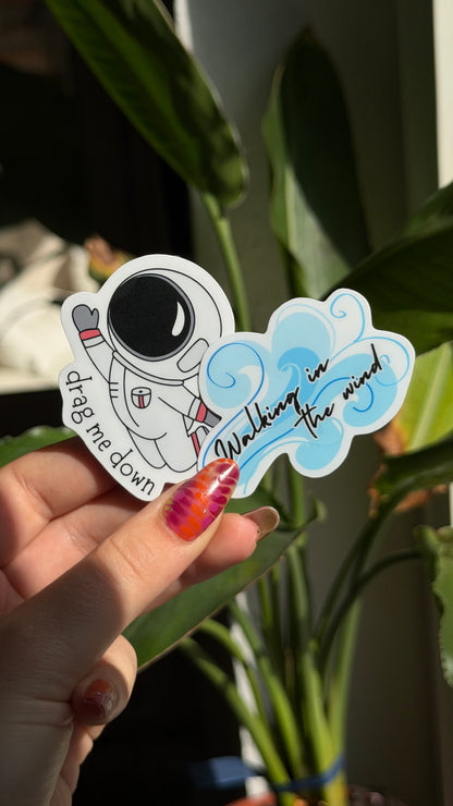 In the AM inspired stickers waterproof