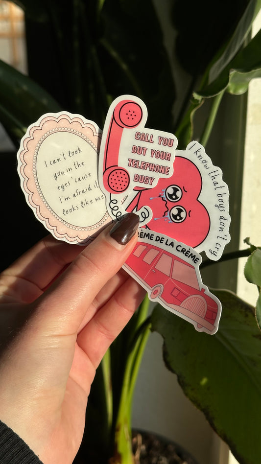 Waterproof EAS inspired Stickers