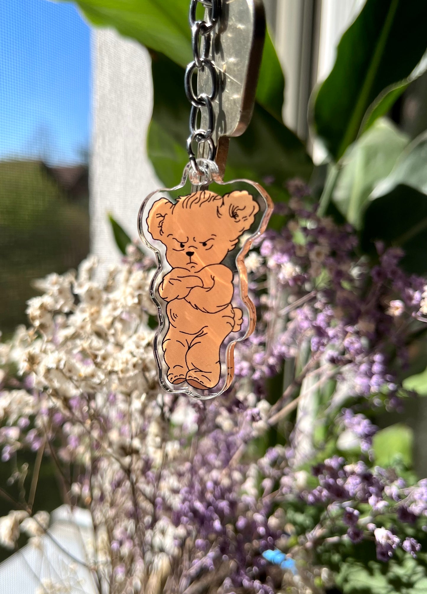 teddy keychain