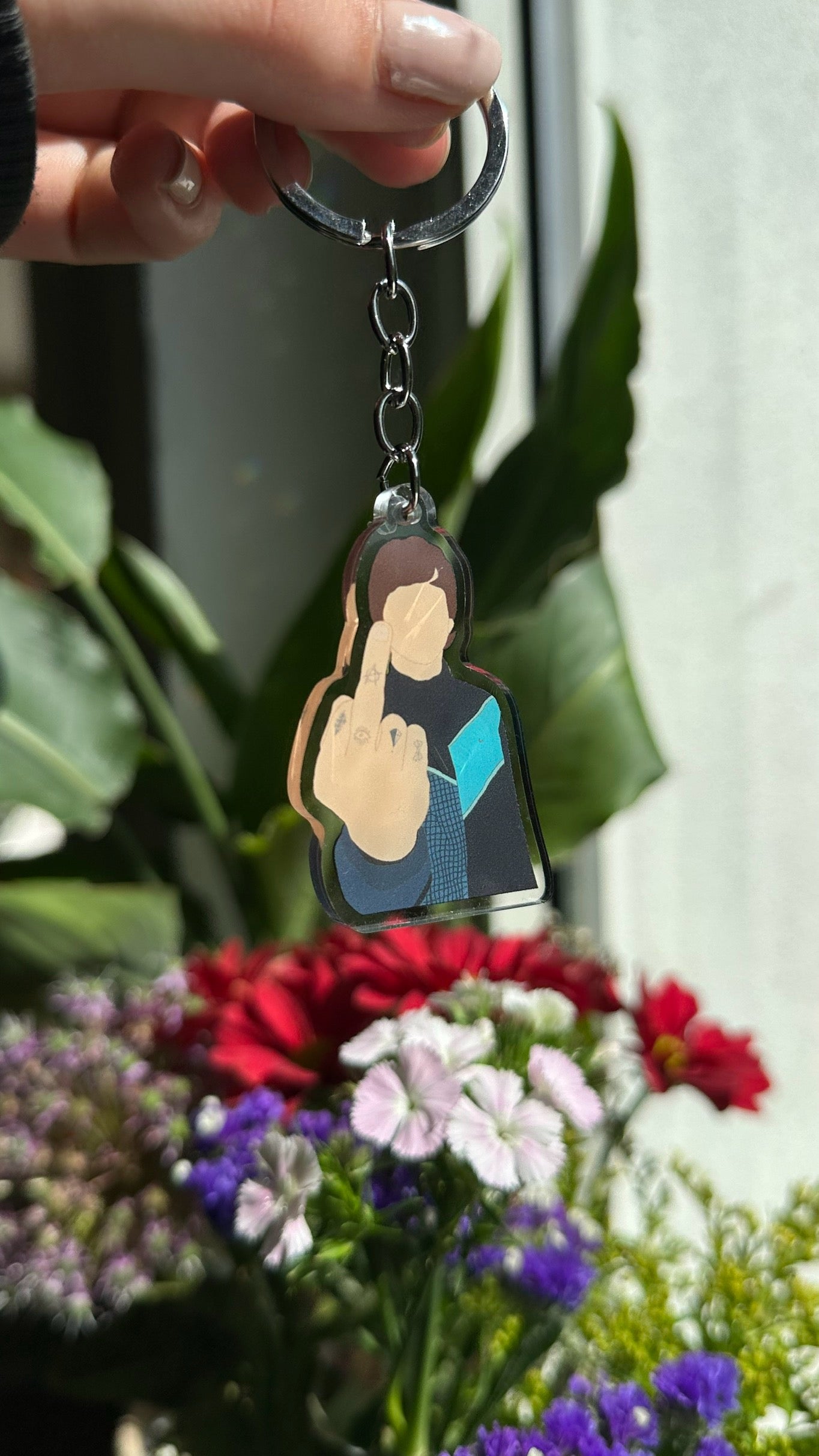 Louis Finger Keychain