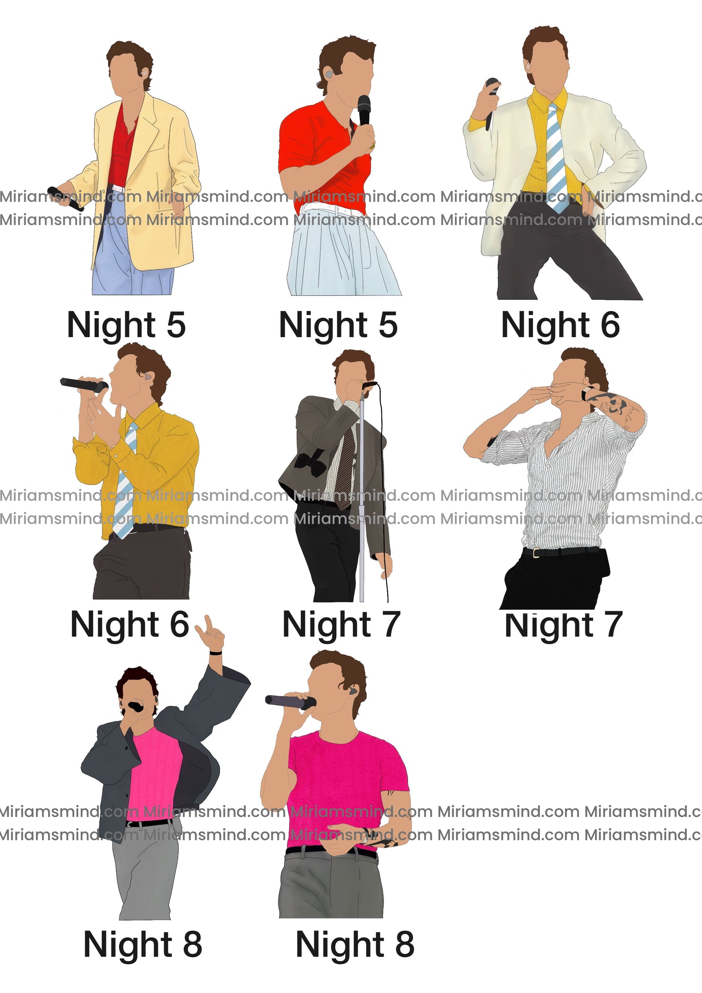 Together tour Amsterdam outfit Art Prints