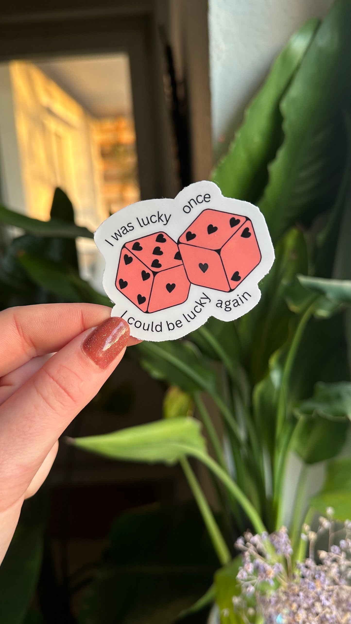 Lucky Again Sticker