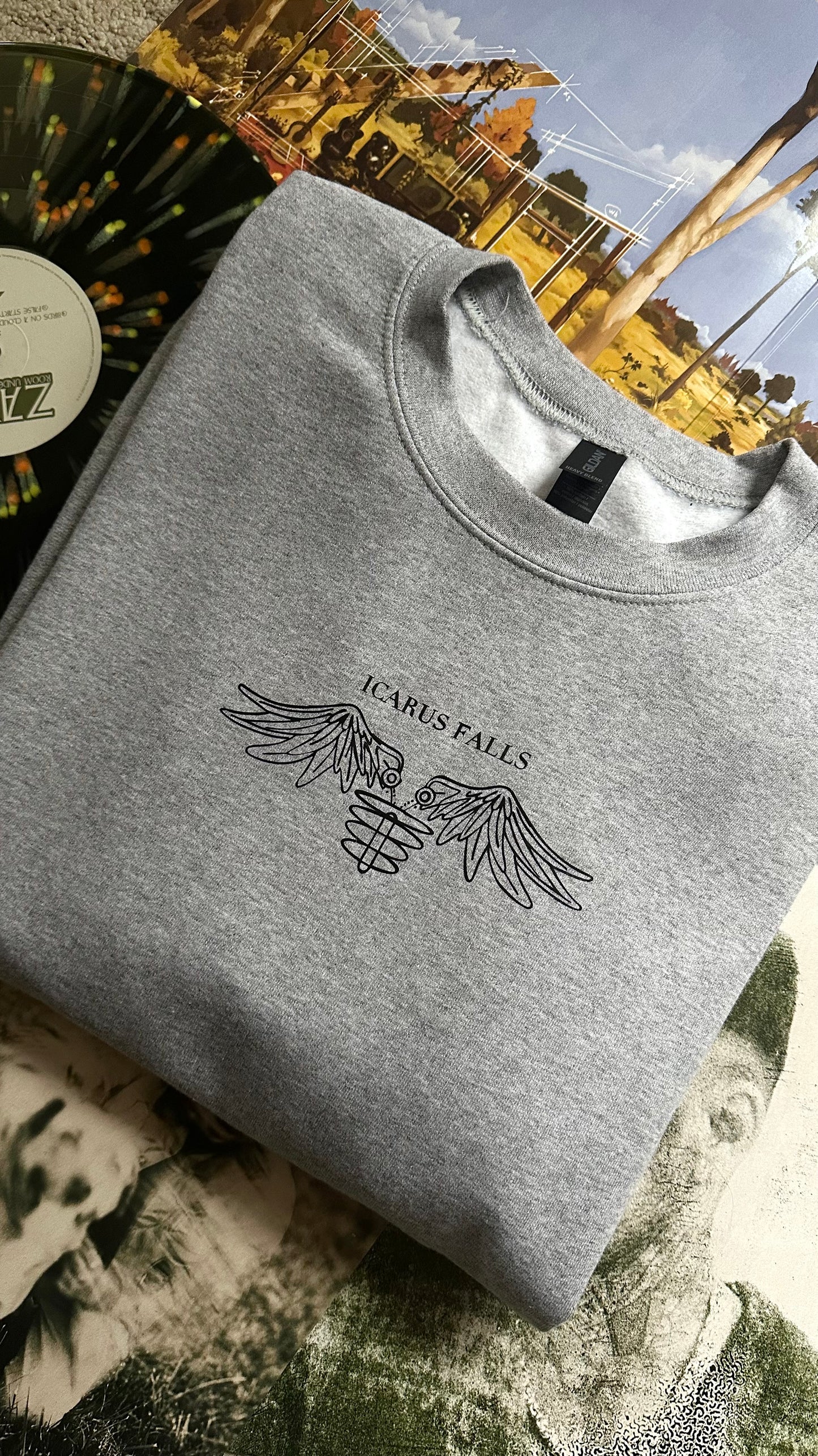 Icarus falls crewneck