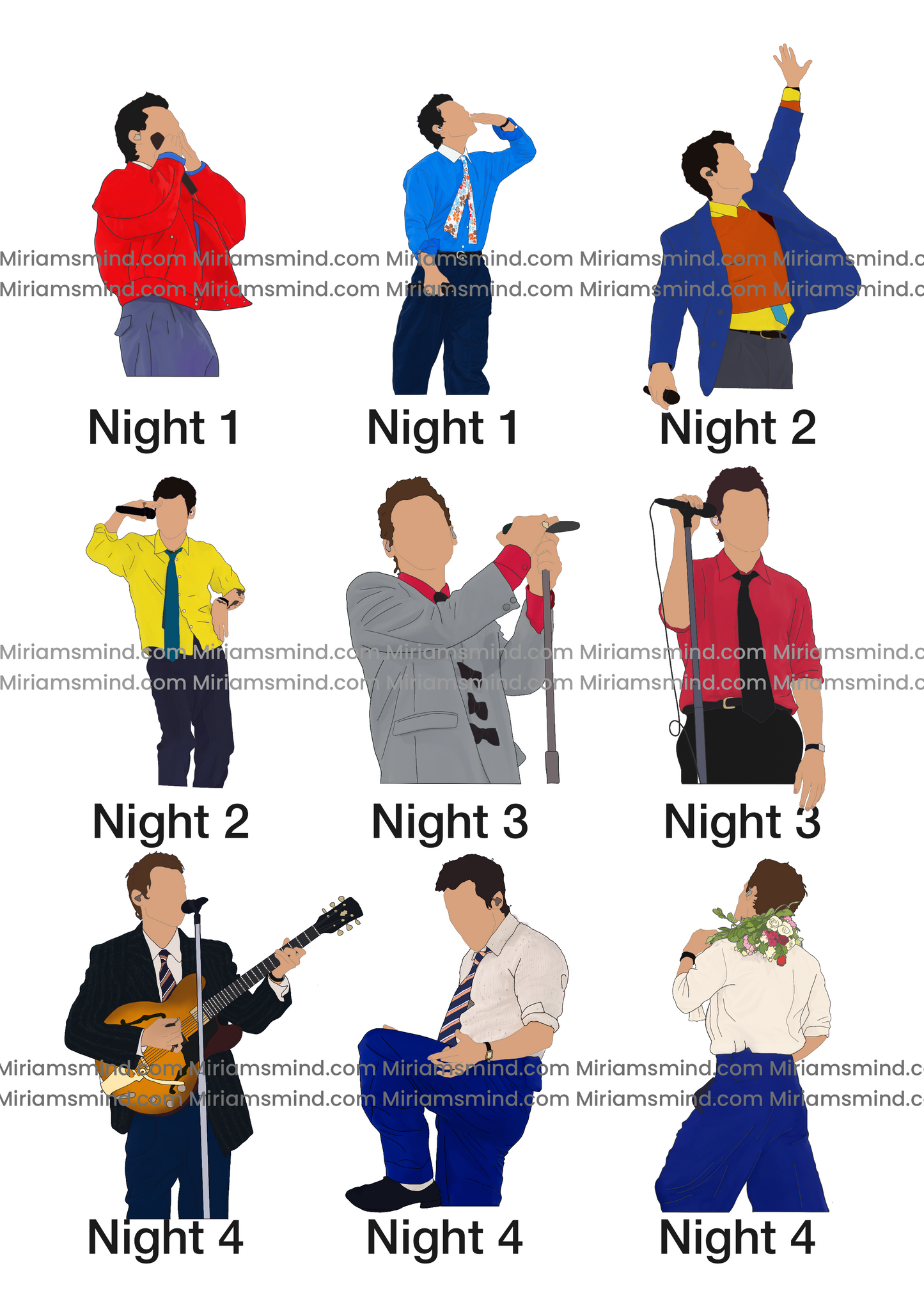 Together tour Amsterdam outfit Art Prints
