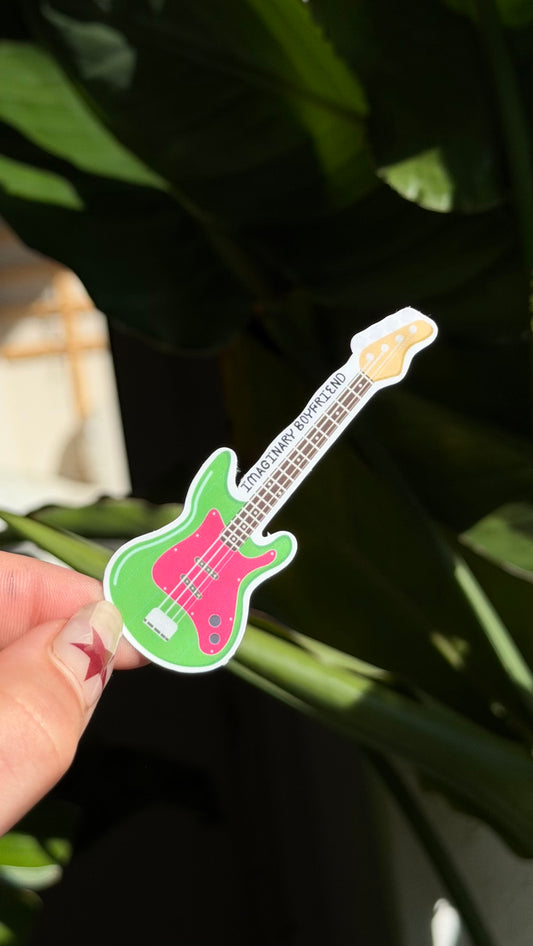 Boyband guitar waterproof stickers