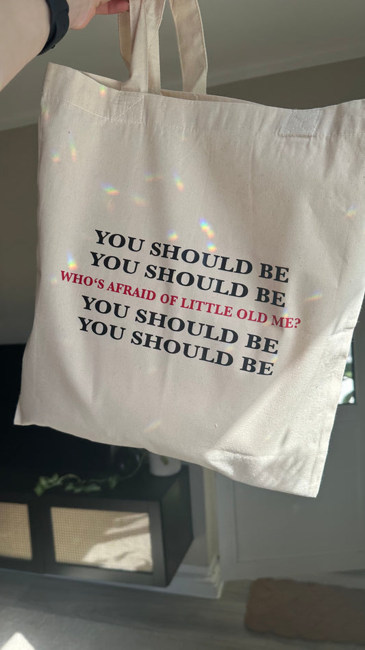 Who’s afraid tote bag