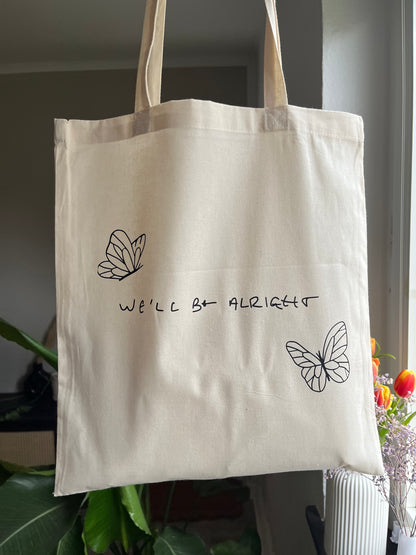 WBA butterfly tote bag