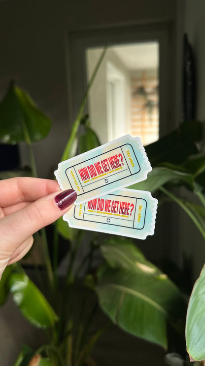 Hdwgh louis ticket sticker