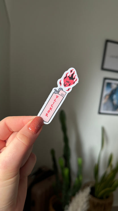 flicker waterproof sticker