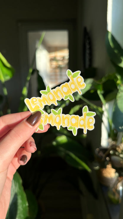 Lemonade inspired stickers
