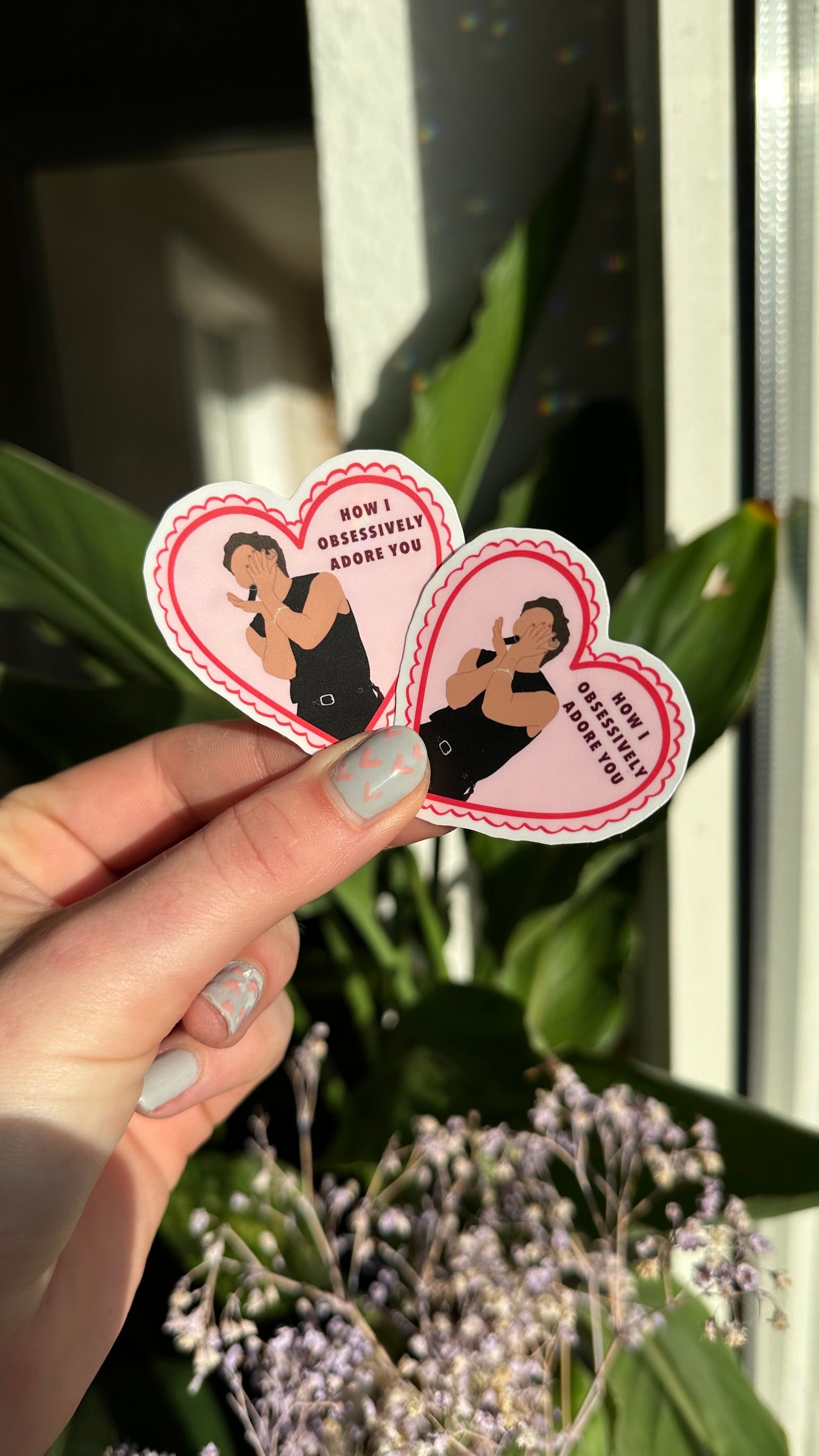 Adore you heart sticker