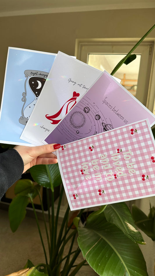 FOUR inspired Art Prints